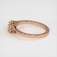 0.49 Ct. Sapphire Ring, 18K Rose Gold 4