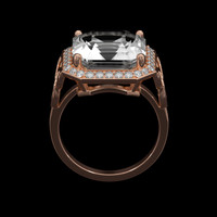 10.15 Ct. Sapphire Ring, 18K Rose Gold 3