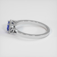 0.86 Ct. Bi Color Sapphire Ring, 14K White Gold 4