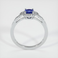1.08 Ct. Blue Sapphire Ring, 18K White Gold 3