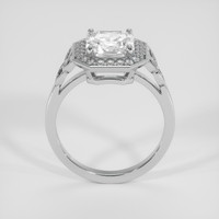 3.28 Ct. White Sapphire Ring, 18K White Gold 3