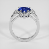 2.05 Ct. Blue Sapphire Ring, 18K White Gold 3