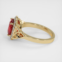 2.66 Ct. Ruby Ring, 14K Yellow Gold 4