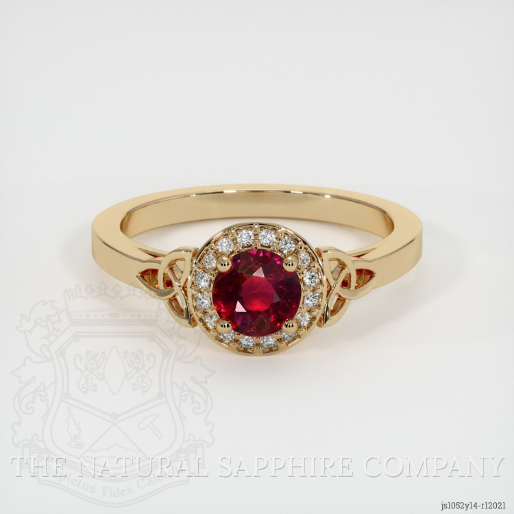 Ruby Ring 0.68 Ct. 14K Yellow Gold | The Natural Ruby Company