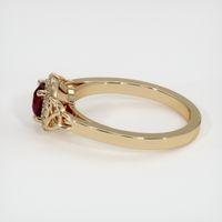0.68 Ct. Ruby Ring, 14K Yellow Gold 4