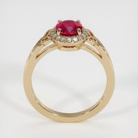 1.19 Ct. Ruby Ring, 14K Yellow Gold 3