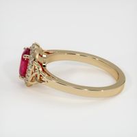 1.19 Ct. Ruby Ring, 14K Yellow Gold 4