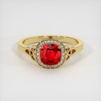 Ruby Ring 0.80 Ct., 14K Yellow Gold Preview