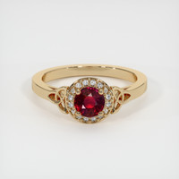 Ruby Ring 0.68 Ct., 18K Yellow Gold Preview