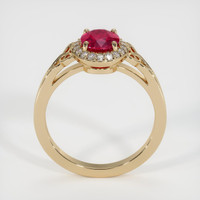 1.19 Ct. Ruby Ring, 18K Yellow Gold 3