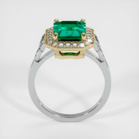 Emerald Ring 2.10 Ct., 18K Yellow White Preview