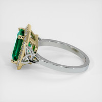 Emerald Ring 2.10 Ct., 18K Yellow White Preview