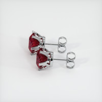 <span>8.16</span>&nbsp;<span class="tooltip-light">Ct.Tw.<span class="tooltiptext">Total Carat Weight</span></span> Ruby Earrings, Platinum 950 3