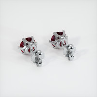 <span>1.16</span>&nbsp;<span class="tooltip-light">Ct.Tw.<span class="tooltiptext">Total Carat Weight</span></span> Ruby Earrings, Platinum 950 4