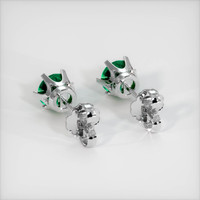 Emerald Earrings 1.28 Ct.Tw.Total Carat Weight, Platinum 950 Preview