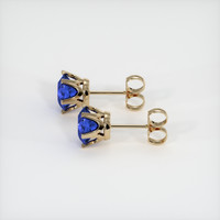 <span>2.14</span>&nbsp;<span class="tooltip-light">Ct.Tw.<span class="tooltiptext">Total Carat Weight</span></span> Sapphire Earrings, 14K Yellow Gold 3
