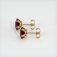 <span>2.23</span>&nbsp;<span class="tooltip-light">Ct.Tw.<span class="tooltiptext">Total Carat Weight</span></span> Ruby Earrings, 14K Yellow Gold 3