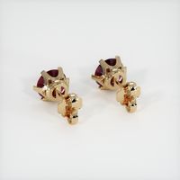 <span>2.23</span>&nbsp;<span class="tooltip-light">Ct.Tw.<span class="tooltiptext">Total Carat Weight</span></span> Ruby Earrings, 14K Yellow Gold 4