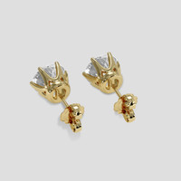 <span>2.16</span>&nbsp;<span class="tooltip-light">Ct.Tw.<span class="tooltiptext">Total Carat Weight</span></span> White Sapphire Earrings, 14K Yellow Gold 4