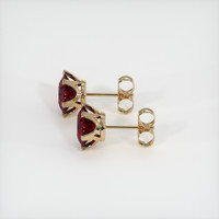 <span>1.16</span>&nbsp;<span class="tooltip-light">Ct.Tw.<span class="tooltiptext">Total Carat Weight</span></span> Ruby Earrings, 18K Yellow Gold 3