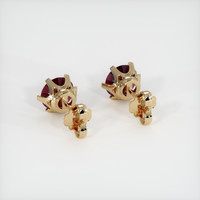 <span>2.23</span>&nbsp;<span class="tooltip-light">Ct.Tw.<span class="tooltiptext">Total Carat Weight</span></span> Ruby Earrings, 18K Yellow Gold 4