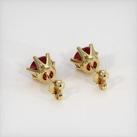 Ruby Earrings 2.39 Ct.Tw.Total Carat Weight, 18K Yellow Gold Preview