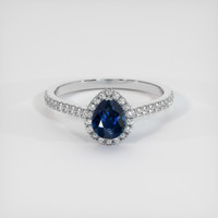 1.33 Ct. Sapphire Ring, Platinum 950 1