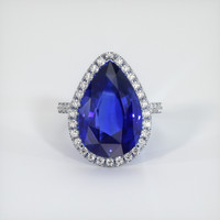 10.15 Ct. Sapphire Ring, Platinum 950 1
