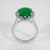 7.61 Ct. Emerald Ring, Platinum 950 3