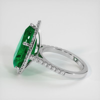 7.61 Ct. Emerald Ring, Platinum 950 4