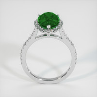 2.97 Ct. Emerald Ring, Platinum 950 3