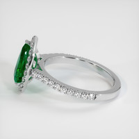 1.49 Ct. Emerald Ring, Platinum 950 4