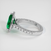 2.42 Ct. Emerald Ring, Platinum 950 4