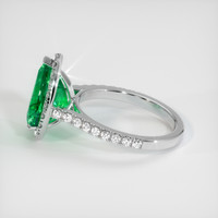 3.07 Ct. Emerald Ring, Platinum 950 4