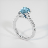 1.49 Ct. Gemstone Ring, Platinum 950 2