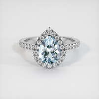 1.51 Ct. Gemstone Ring, Platinum 950 1