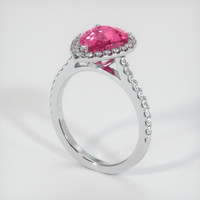 2.96 Ct. Sapphire Ring, Platinum 950 2