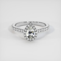 0.80 Ct. Sapphire Ring, Platinum 950 1