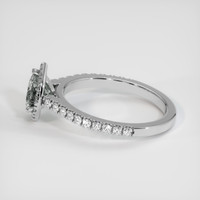 0.80 Ct. Sapphire Ring, Platinum 950 4