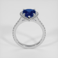 2.85 Ct. Blue Sapphire Ring, Platinum 950 3