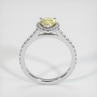 0.94 Ct. Yellow Sapphire Ring, Platinum 950 3