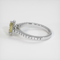 0.94 Ct. Yellow Sapphire Ring, Platinum 950 4