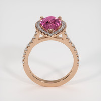 2.06 Ct. Pink Sapphire Ring, 14K Rose Gold 3