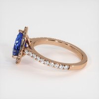 1.60 Ct. Sapphire Ring, 14K Rose Gold 4