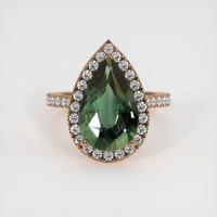 3.59 Ct. Sapphire Ring, 14K Rose Gold 1