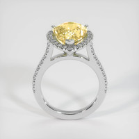 5.50 Ct. Yellow Sapphire Ring, 10K White Gold 3