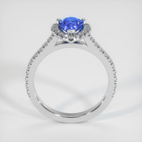 0.86 Ct. Blue Sapphire Ring, 14K White Gold 3