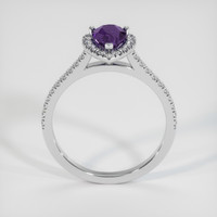 1.71 Ct. Purple Sapphire Ring, 14K White Gold 3