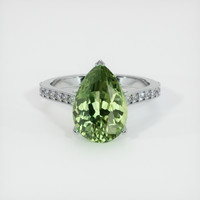 5.26 Ct. Sapphire Ring, 14K White Gold 1