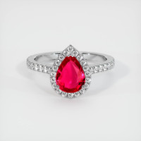 Ruby Ring 1.19 Ct., 18K White Gold Preview